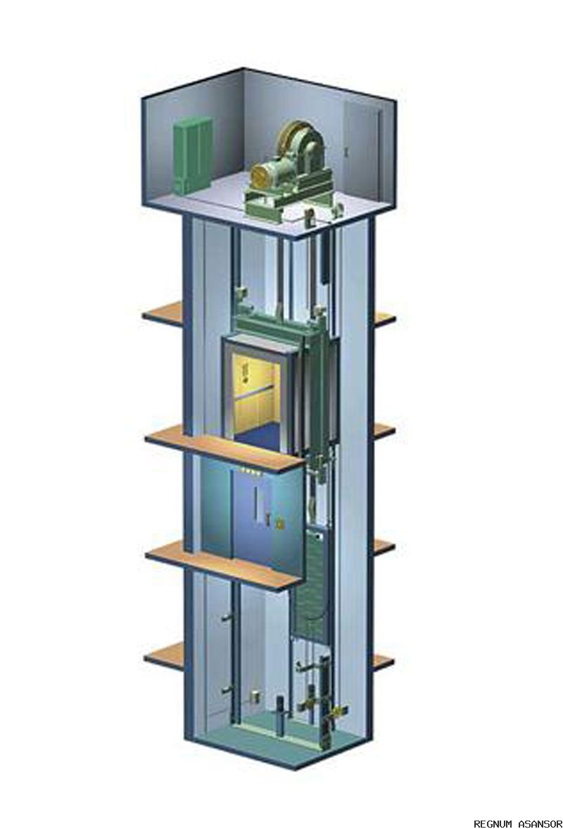 regnum asansor makina daireli asansör